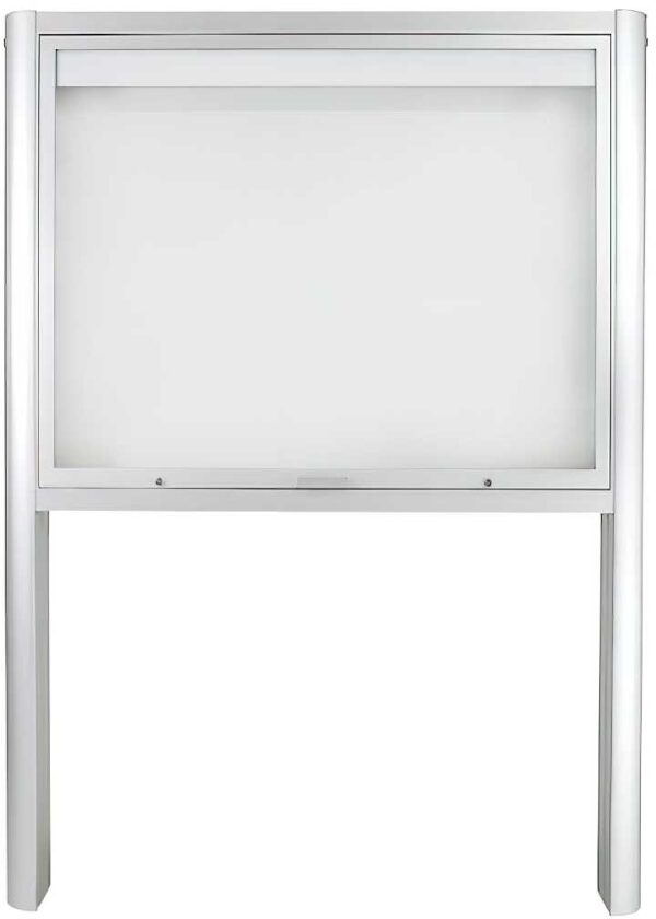 Schaukasten 1593 16xA4 DIN A0 Silber eloxiert mit Standbeinen – Bild 2