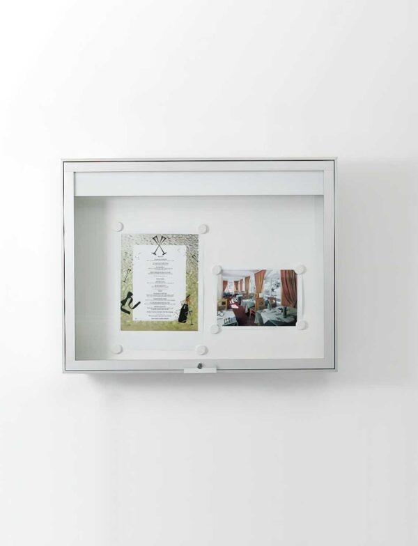 Schaukasten 10025 8xA4 DIN A1 silver eloxiert – Bild 2