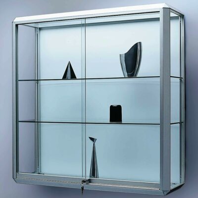 Wandvitrine mit Schiebetüren BXTXH 100-150x30x100cm