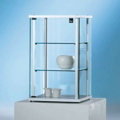 Thekenvitrine, Aufsatzvitrine mit Flügeltür BXTXH 43x43x70cm