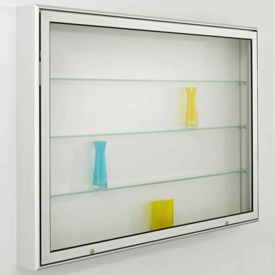 Wandvitrine mit Horizontaler Flügeltür BXTXH 150x14x100cm