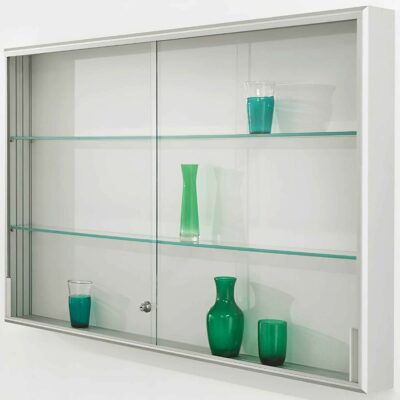 Wandvitrine mit Schiebetüren BXTXH 200x14x100cm