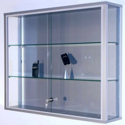 Wandvitrine mit Schiebetüren BXTXH 100-150x20x80cm
