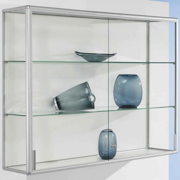 Wandvitrine mit Schiebetüren BXTXH 102-152x30x102cm