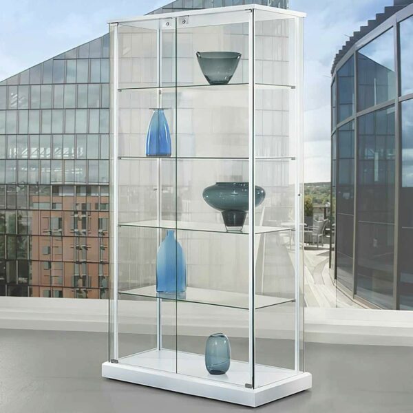 Glasvitrine mit Flügeltüren BXTXH 83x43x176cm – Bild 2