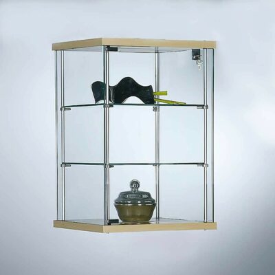 Thekenvitrine, Aufsatzvitrine mit Flügeltür BXTXH 43x43x70cm