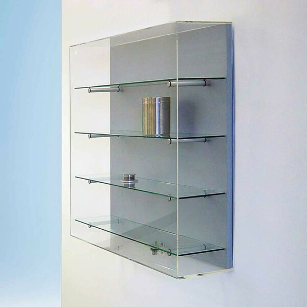 Wandvitrine mit Acrylglashaube BXTXH 80x20x80cm – Bild 2