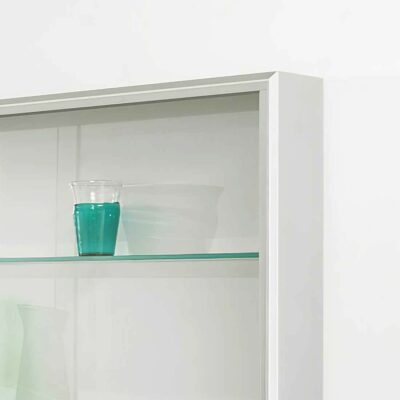Brandschutz-Wandvitrine mit Schiebetüren, Breite 80cm