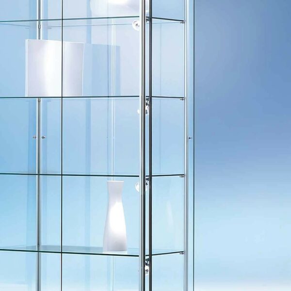 Glasvitrine mit Flügeltüren BXTXH 83x43x176cm – Bild 5