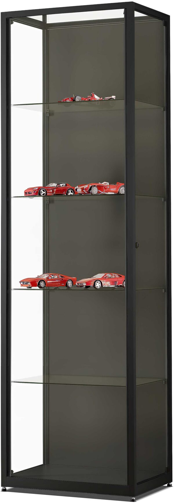 Vitrine 600 silber mit LED-Strips – Bild 3