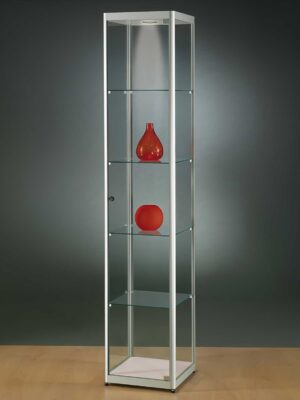 Vitrine 400 schwarz BxTxH 40x40x200cm