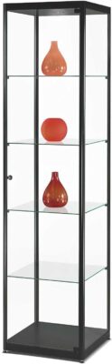 Vitrine 500 schwarz BxTxH 50x50x200cm