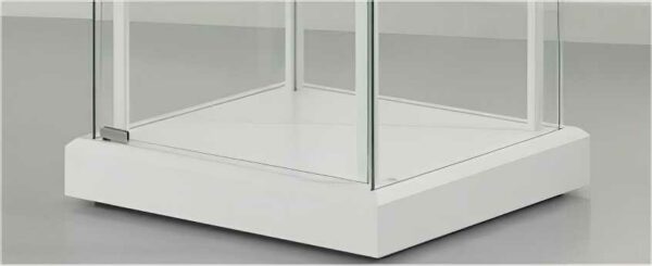 Rahmenlose Glasvitrine mit Flügeltür BXTXH 43x43x176cm – Bild 12
