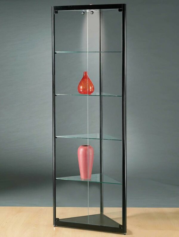 Eckvitrine MPC 500 schwarz – Bild 3