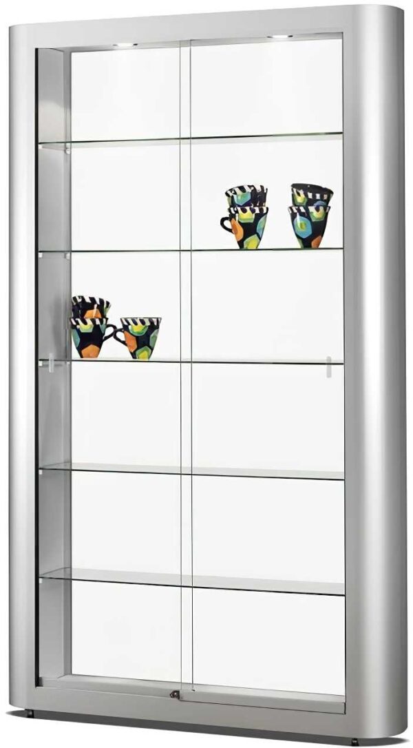 Vitrine 1186 silber Wandvitrine – Raumtrenner – Bild 2