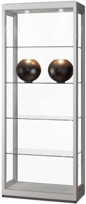 Vitrine staubdicht 800 silber mit Beleuchtung