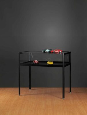 Thekenvitrine 1000 schwarz