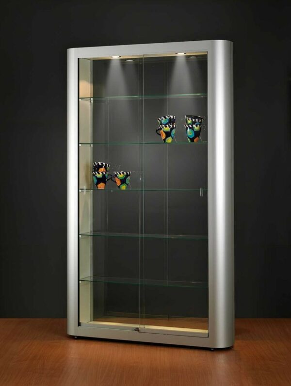 Vitrine 1186 silber Wandvitrine – Raumtrenner – Bild 3