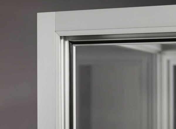 Staubdichte Vitrine 1000 silber ohne Beleuchtung – Bild 5