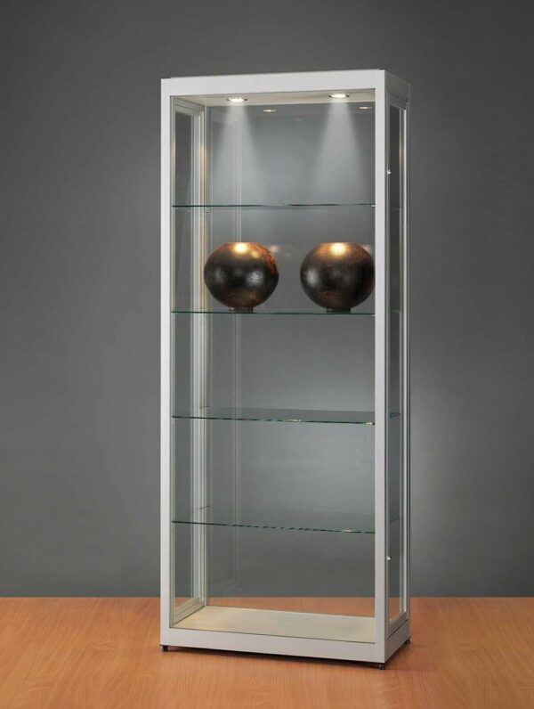 Vitrine staubdicht 800 silber mit Beleuchtung – Bild 2