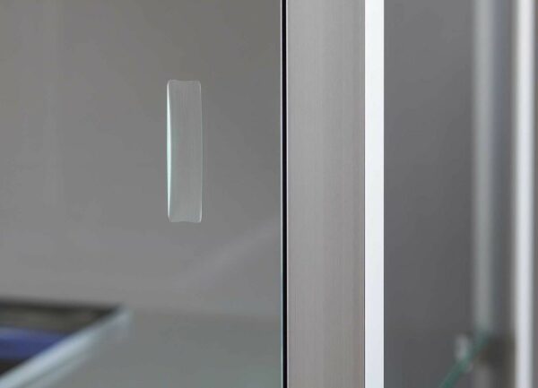 Breite Vitrine V 315-198 silber – Bild 3